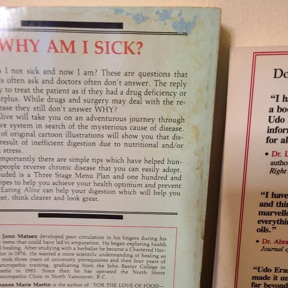 The Complete Guide to Fats & Oils - Erasmus Udo/Eating Alive - Dr. J.  Matsen - Picture 3 of 7